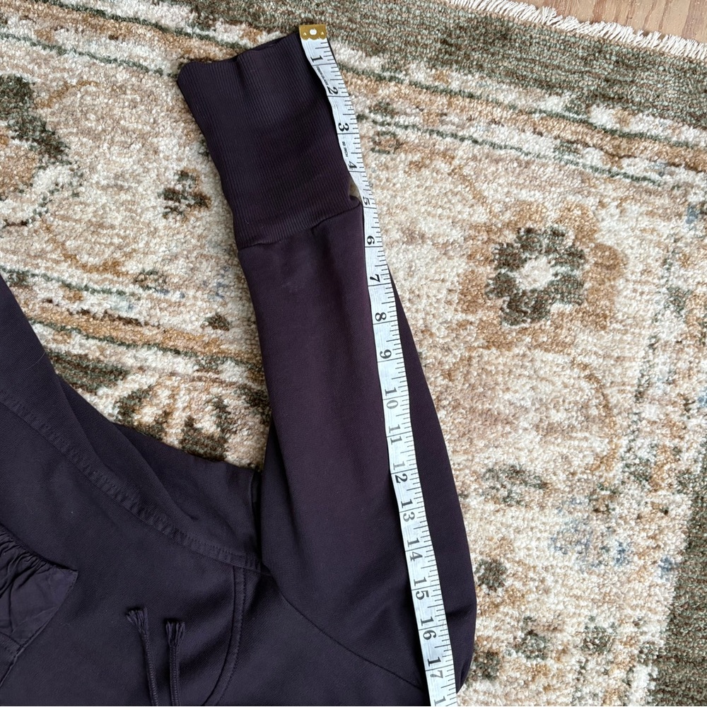 Prairie Underground plum short cloak hoodie sweatshirt XS/S - Picture 14 of 15